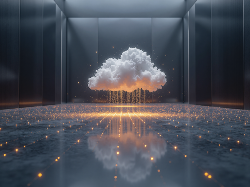 云网互联架构图,多个云服务商连接示意图,现代化数据中心